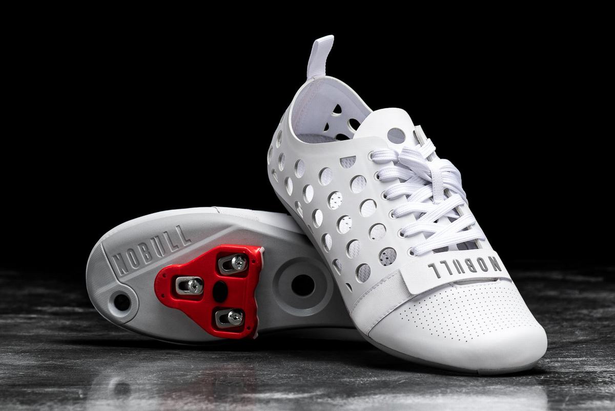 Nobull Women's Cycling Shoes White | Australia (UI9281)